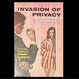 🌹🌹🌹VINTAGE EROTIC PULPInvasion of Privacy Book by Harry Kurnitz